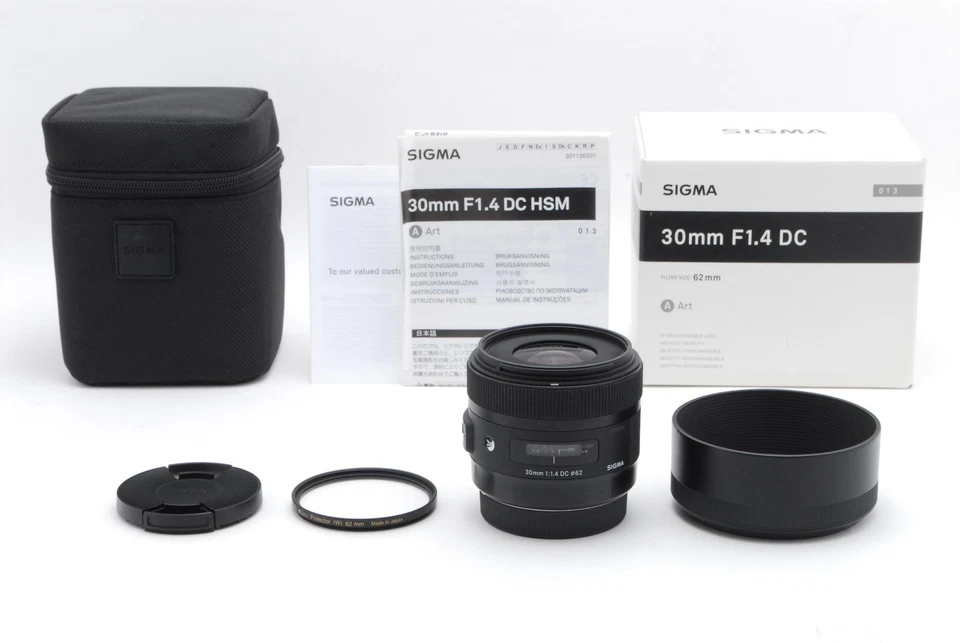 [Casi sin usar con caja] Sigma Art 30 mm f/1,4 DC HSM para Canon EF-S de JAPÓN Foto 2 de 4
