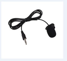 3.5mm Clip-on Mini Mic Microphone Lavalier Lapel For Mobile Phone PC Recording