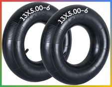 2 Pack 13x5.00-6 Inner Tubes Heavy Duty Rubber TR-13 Valve