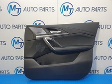 BMW X1 SERIES DOOR CARD PANEL FRONT RIGHT SIDE VEGANZA LEATHER BLACK U11 