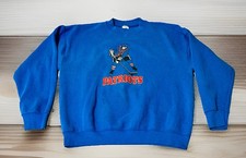 Vintage Patriots Large Crew Neck Pullover Sweatshirt Made In USA Rare