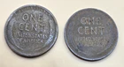 Lot of 2 1923 Lincoln Wheat Pennies BN 103 Years Old Circulated