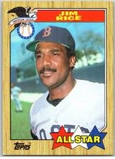 #610 Jim Rice, Boston Red Sox 1987 Topps All-Star Base