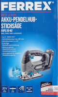 Ferrex Akku Pendelhub StichsäGe Faps 20-N2 SäGe Mit Akku + LadegeräT Neu