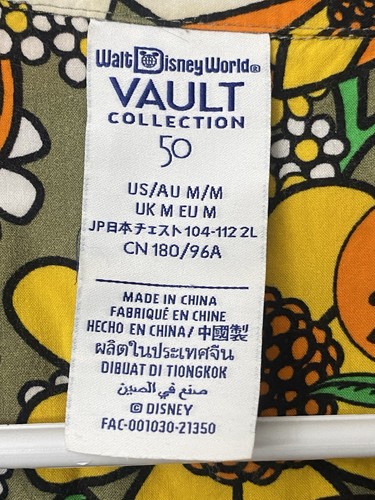 Camicia 2022 Disney World 50th Anniversary Vault Orange Bird Camp - Adulto Medium - Foto 4 di 9