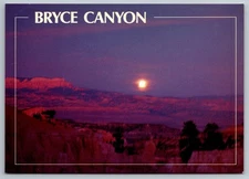 Moonrise from Sunrise Point, Bryce Canyon National Park, Utah – Postcard