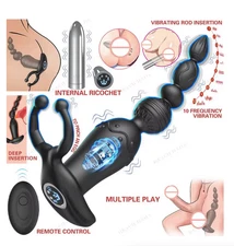 Full-Body Rechargeable Personal Prostate Massager – Waterproof, Soft Silicone