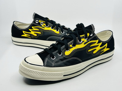 Converse FLAMES Shoes Chuck Taylor 70 FIRE Layered Chucks 168701C Men's Sz 10.5