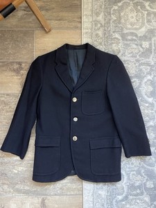 Vintage navy blue Hansen’s Young Folks Shop suit jacket blazer size 8/10 EVC