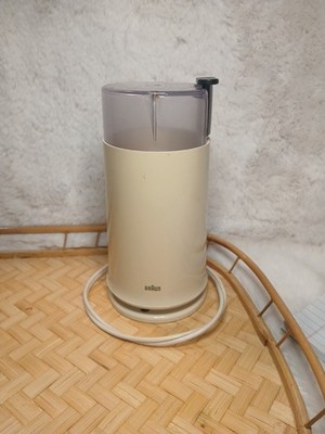 Vintage BRAUN KSM2 Type 4041 Electric Spice Coffee Bean Grinder Tested