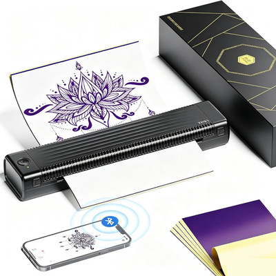Phomemo Thermo Schablonendrucker A4 Tattoo Transfer Kopierer Drucker Maschine