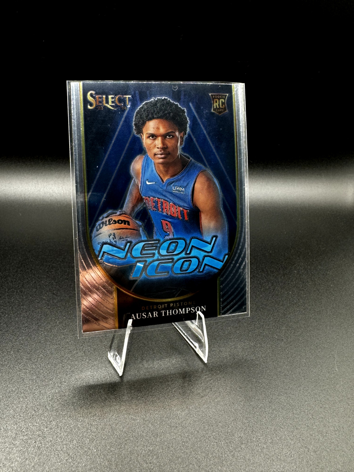 Ausar Thompson 2023-24 Panini Select Basketball Neon Icons RC Silver [jm83