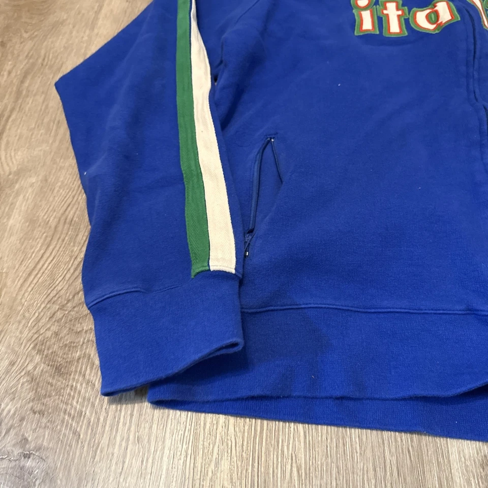 Chaqueta deportiva Blue Marlin Italia para hombre 2XL azul cremallera completa Foto 2 de 4