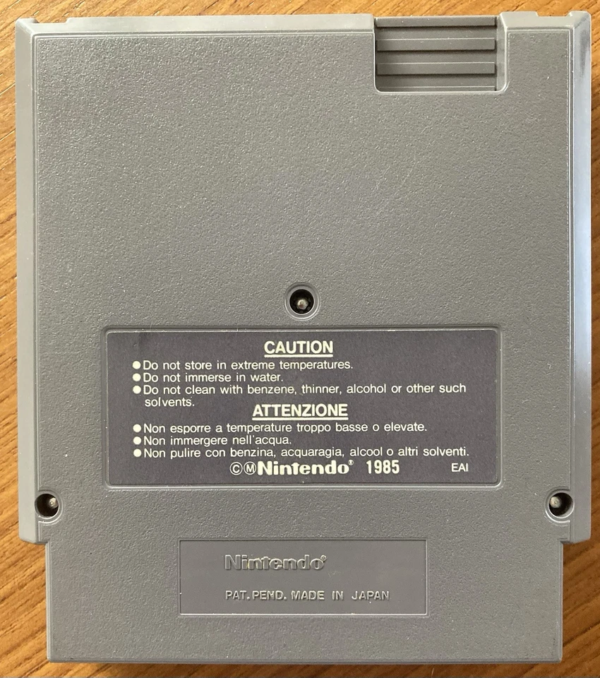 NES ~ SILENT SERVICE ~ Nintendo Game 3 Screw NES-IV-ITA Game Cart Only Pal A - Image 4 of 4