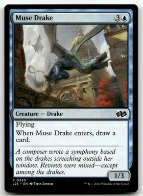 Muse Drake #330 (NM) Foundations Jumpstart J25 Magic MTG
