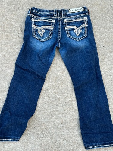 Rock Revival Nancy Straight Jeans Damen 31 x 24 dunkelblau Denim - Bild 2 von 8