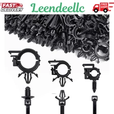 150pcs Nylon Universal Cable Tie Buckle, Push Mount Cable Zip Tie with Car Wire