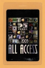 Kansas 2009 Spirit Tour All Access Laminated Backstage Pass