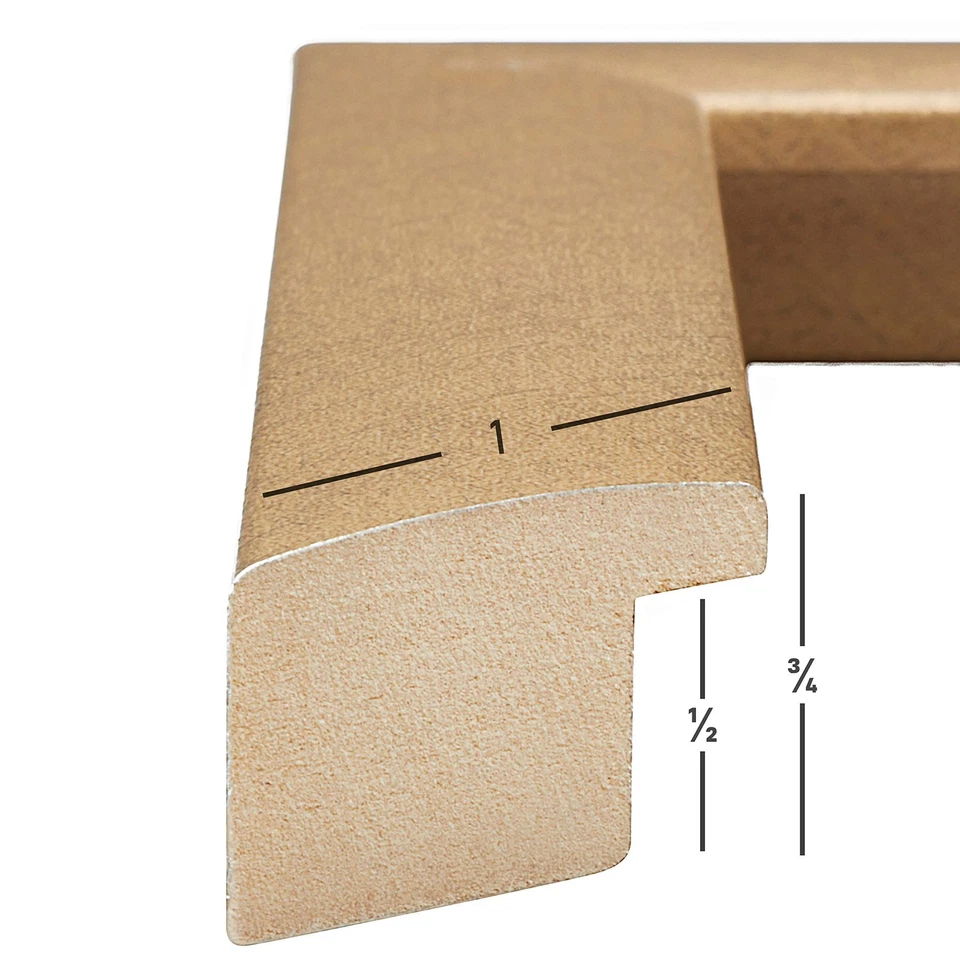 Craig Frames 23247006 11 X 14 英寸仿旧金色相框 — 第 3/4 张图片