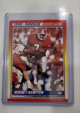 Rodney Hampton Rookie 1990 Score #307 RC NFL Football Card. rookie card picture