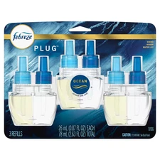 Plug Origins Fade Defy 0.87 Oz. Ocean Scent Plug-In Air Freshener (3 Refills)