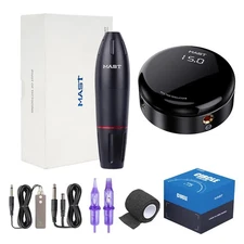 Mast Tattoo Professional Tattoo Rotary Pen Kit Tattoo Machine Sets LCD Power Sup