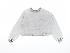 Womens UK Size 6 Primark Grey Pullover Sweatshirt