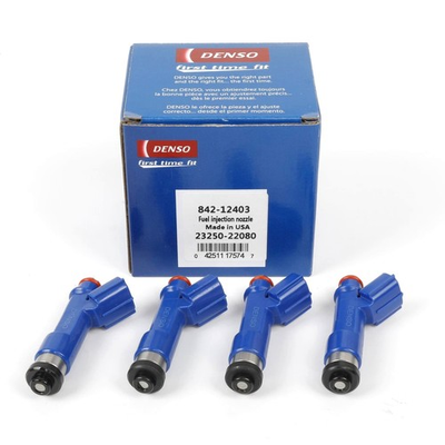 #ad 4X 23250 22080 DENSO Fuel Injectorsx For 2003 2008 Toyota Celica Corolla Matrix $54.45