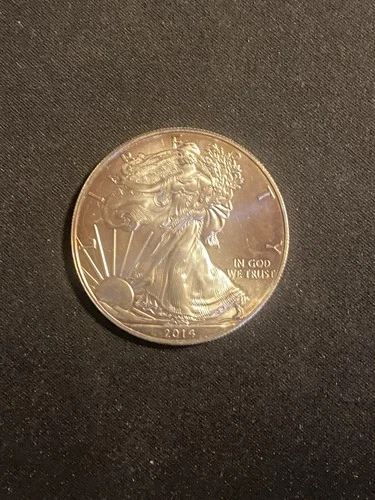 2014 American Silver Eagle 1 Oz .999 Fine Silver BU Walking Liberty Bullion