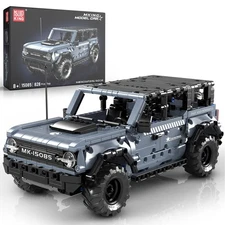 Mould King 15085 Off-Road Vehicle Building Sets, Pull Back & Launch Car Build...