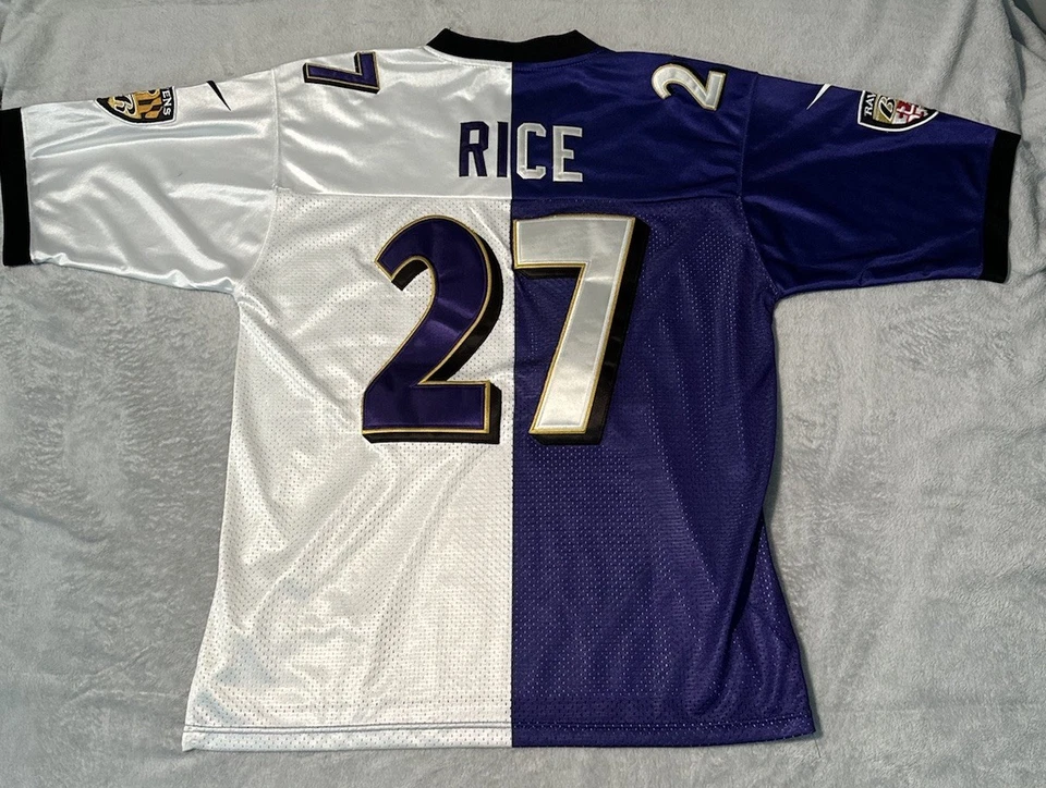 Camiseta de fútbol americano Ray Rice Nike On Field NFL Baltimore Ravens talla 48 #27 cosida Foto 2 de 4