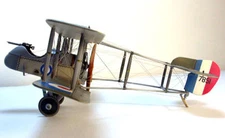 Giant 1/4 Scale British DeHavilland Airco DH-2 Biplane Plans,Temp, Instruc 84ws