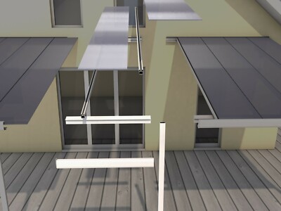 Gutta Terrassendach Bausatz Erweiterungsmodul | Tiefe 3060 mm und 4060 mm