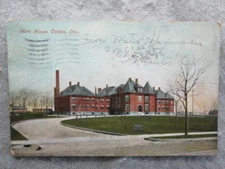 Antique Work House, Canton, Ohio Postcard 1908
