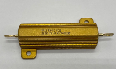 Vishay Dale wire wound resistor chassis mount RH050220R0FE02, 50watt 220 ohm