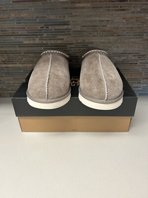 UGG Tasman Shaggy Suede Slipper Smoke Plume Size 7M/8W Deadstock