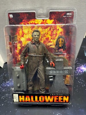 ROB ZOMBIES HALLOWEEN MICHAEL MYERS ACTION FIGURE NECA 2007 MJ