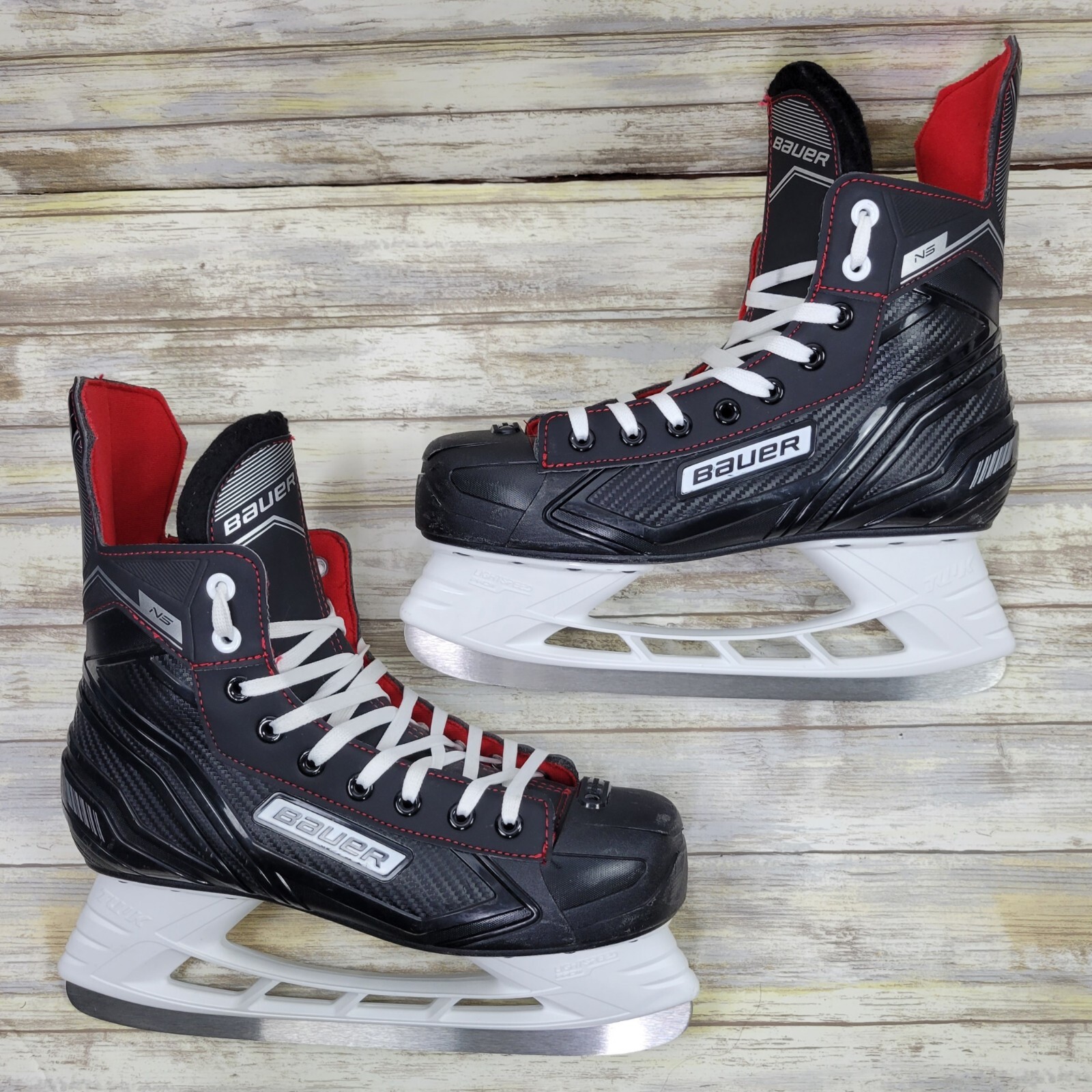 Bauer NS Ice Hockey Skates Skate Size 8 Fits Men's Shoe Size 9.5 Black