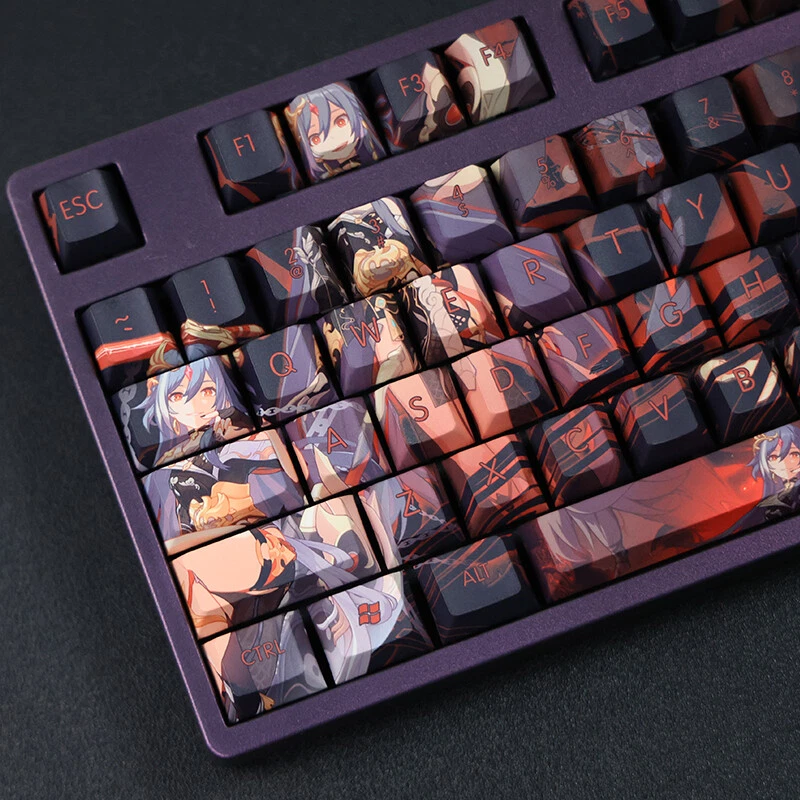 Honkai Impact 3 Herrscher of Sentienc 108 PBT Keycaps for Cherry MX Mechanical K - Image 3 of 4