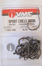 50 pack - VMC #4 4x-Strong Treble Hook - O'Shaugnessy- 9626BN-Black Nickel-BULK