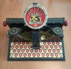 1930'S MARX DE-LUXE DIAL TYPEWRITER ~ Tin Litho Child's Toy
