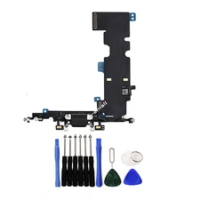 OEM For IPhone 8 plus 5.5 Charger Charging Port Dock MIC Headphone Flex Black