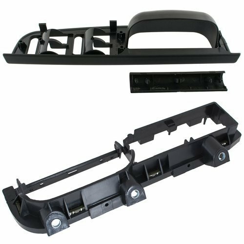Noir Poignée Revêtement 4er Intérieur + Couverture pour VW GOLF 4 Bora Passat 3B - Afbeelding 2 van 2