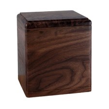 Wood Adult Cremation Urn Wooden Urns - Walnut President