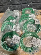 Lot Of 10 C2G 10Ft Cat6 Green Utp Patch Molded Snagless, 27173