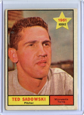 1961 Topps Ted Sadowski Minnesota Twins #254     GVG