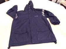 Stearns Dry Wear Hooded YOUTH MEDIUM 5-8 Poly Dark Blue Rain Jacket