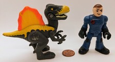 Playskool Heroes.Jurassic World.Chomp stomp.SPINOSAURUS park guard.2 Figures