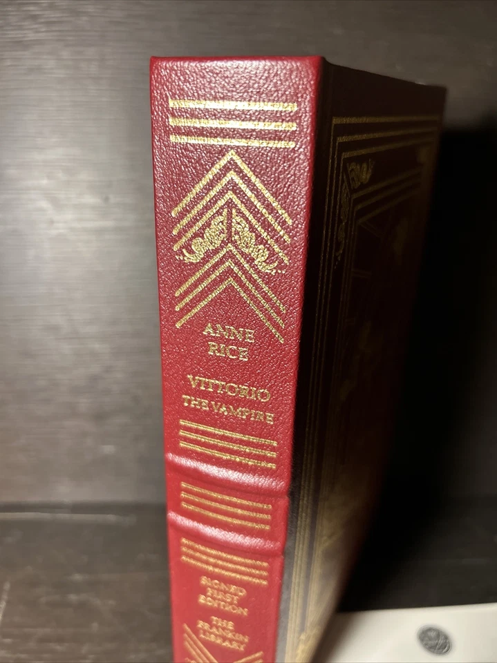 Franklin Library: Signed First Edition - Anne Rice Vittorio The Vampire / KAX - Image 3 of 4