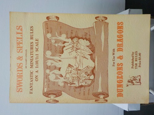 G331 TSR Dungeons & Dragons - Swords & Spells Miniatures Rules 1ST PRINTING 1976 - Picture 2 of 10